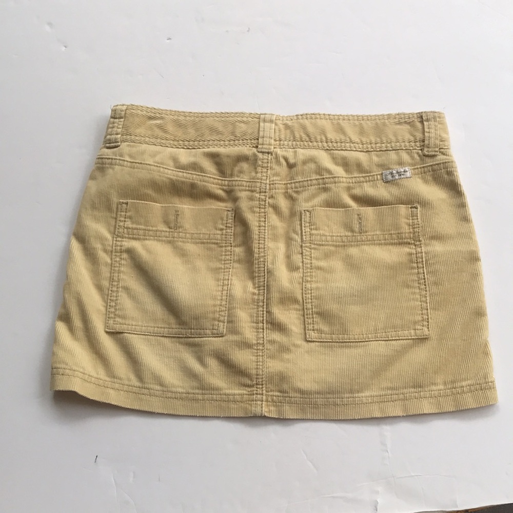 Vintage Abercrombie Fitch Y2k Corduroy Schoolgirl Academia Clueless Mini Skirt 2 - Picture 4 of 15